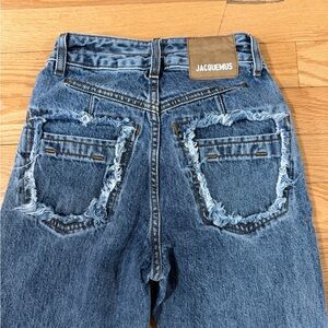 Jacquemus Frayed Denim Jeans